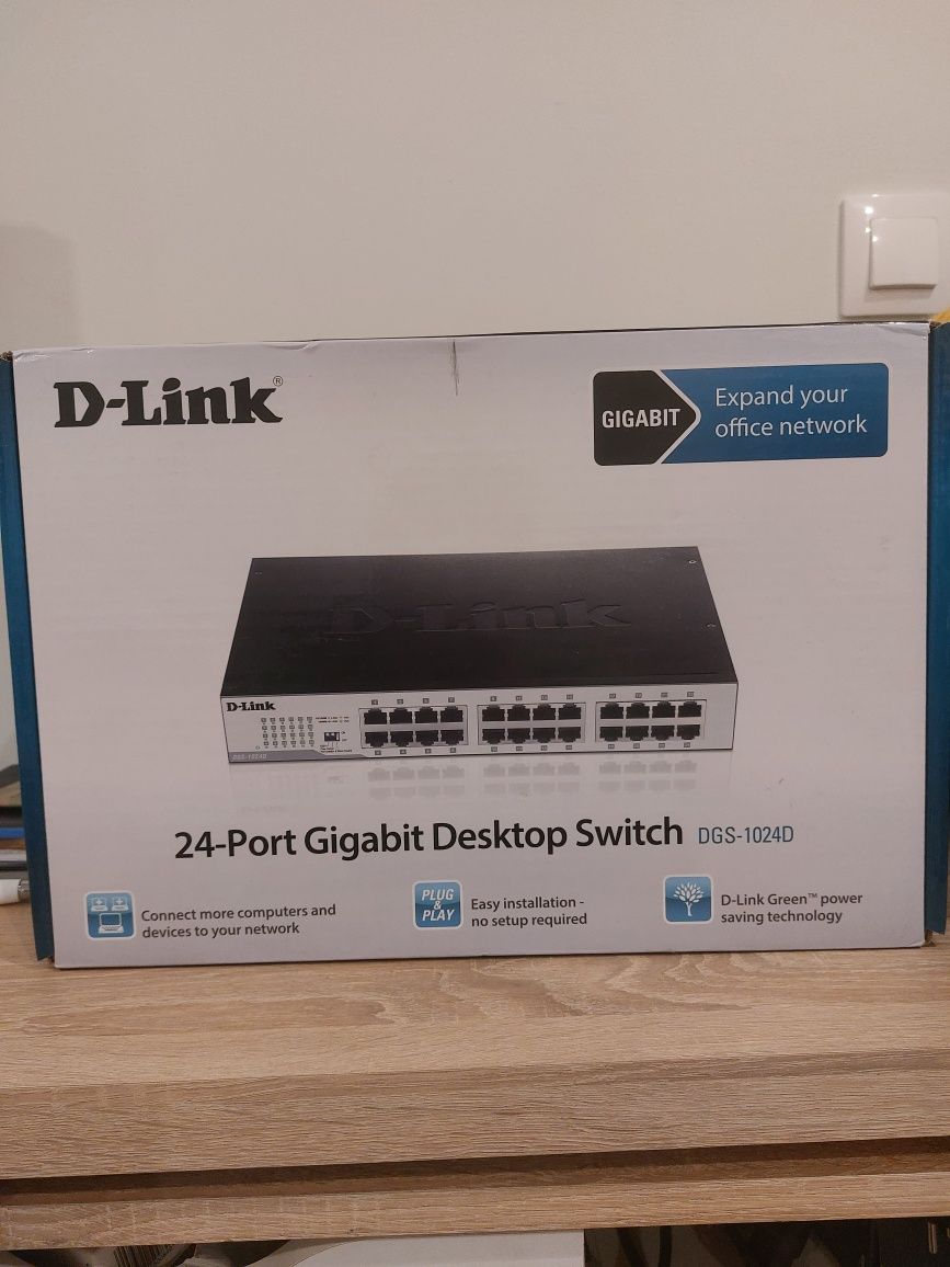 Суич D-Link DGS-1024D, 1000Mbps, 24Port