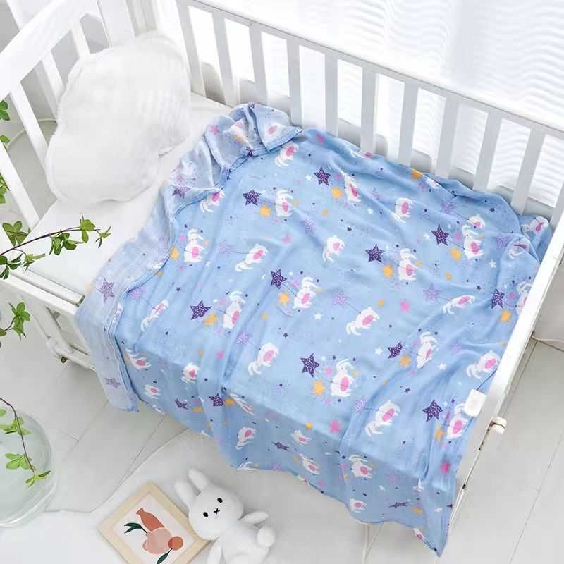 Детские муслиновые пеленки,2 слоя Bolaning muslin yo'rgaklar,2 qavatli