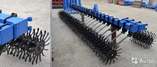 Борона мотыга ротационная захват 5,6 завод Южный Ветер Россия