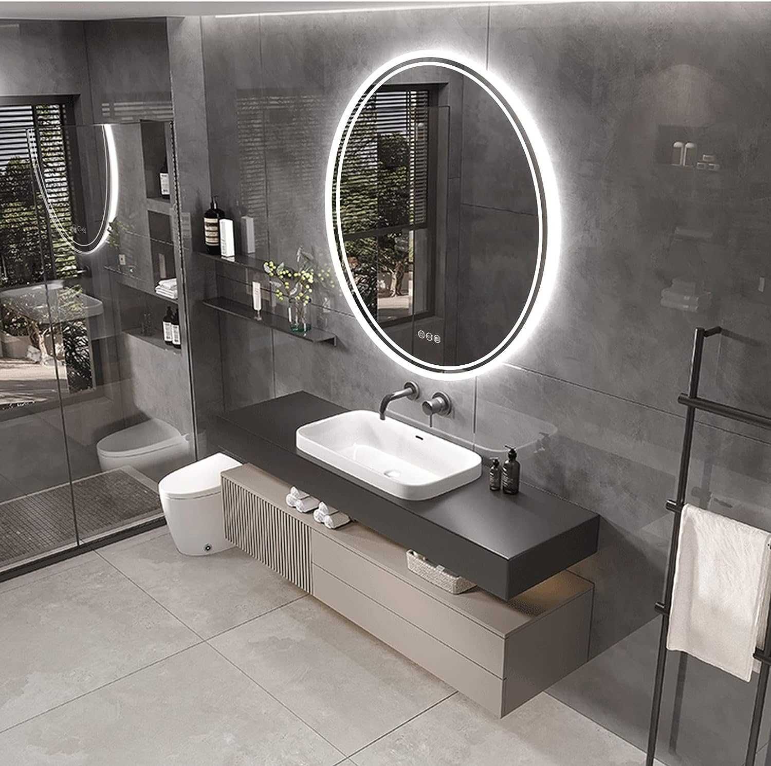 Огледало за баня с LED осветление XMR-Y18-819