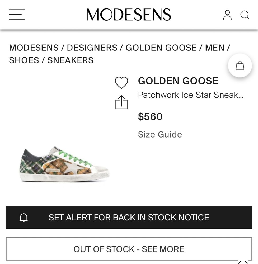 Golden Goose 43 (model rar)