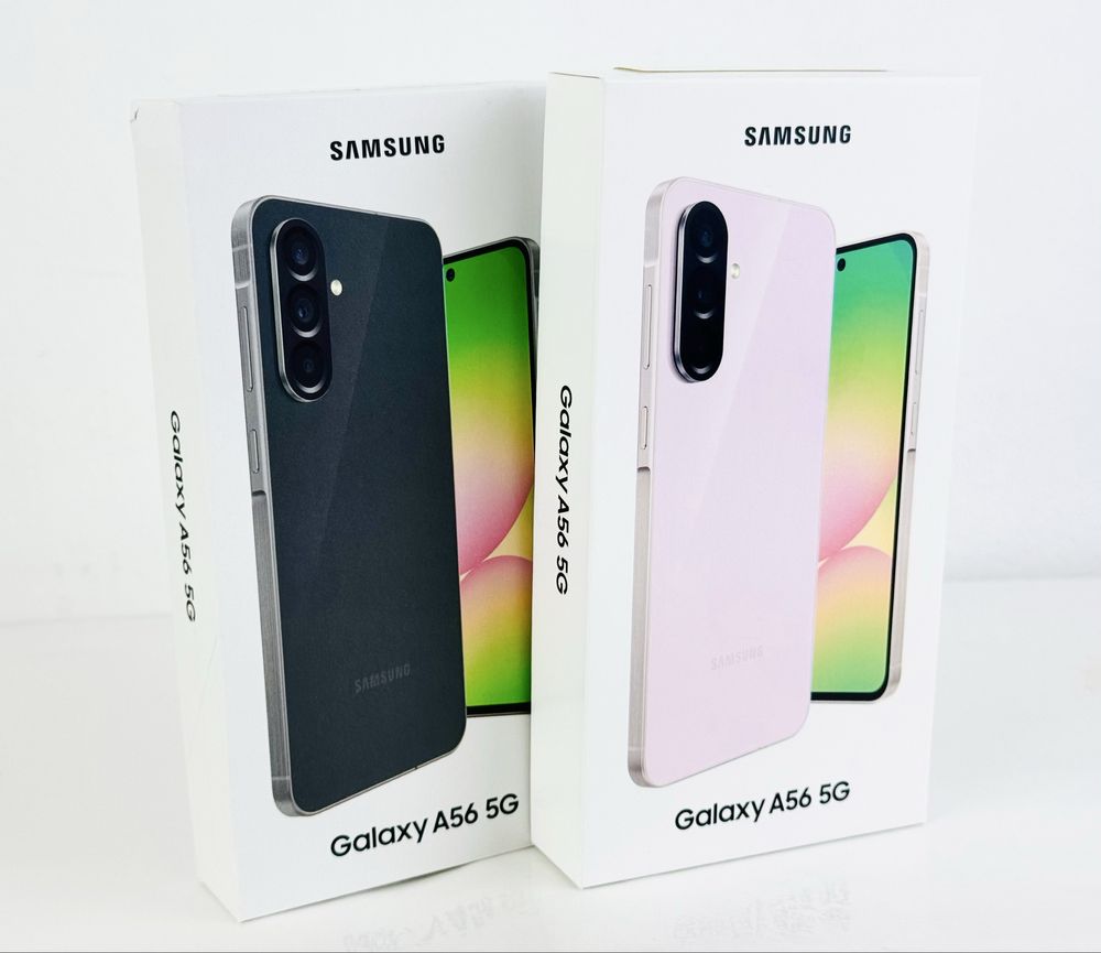 НОВ! Samsung Galaxy A56 5G 128GB 8RAM Graphite / Pink 2г. Гаранция!