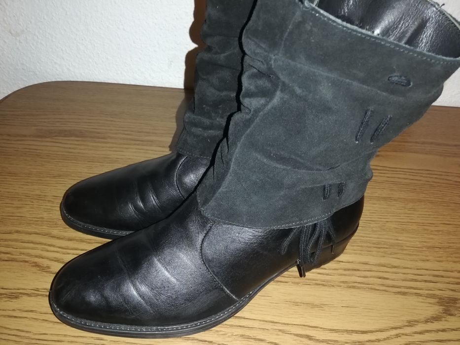 Cizme scurte piele dama 40