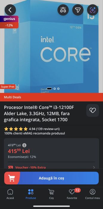 Kit Placa de baza MSI B760 Gaming Wifi + procesor Intel i3 1200f