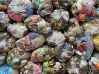 Jucării din pluș kg en-gros sac 10 kg