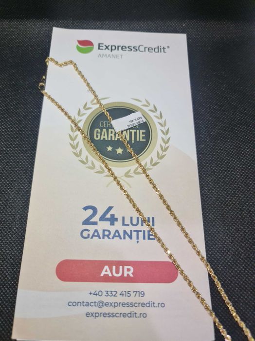 Lant Aur 18K (Ag18 Tutora) B.27396.3*18 - Garantie 2 ani!