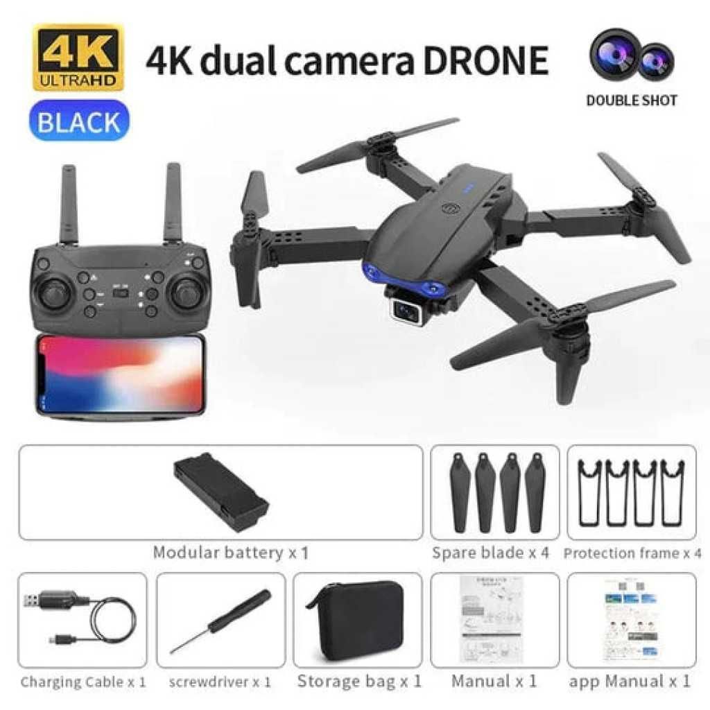 ПРОМО!! Дрон с две камери DUAL 4K CAMERAS , 20 минути полет