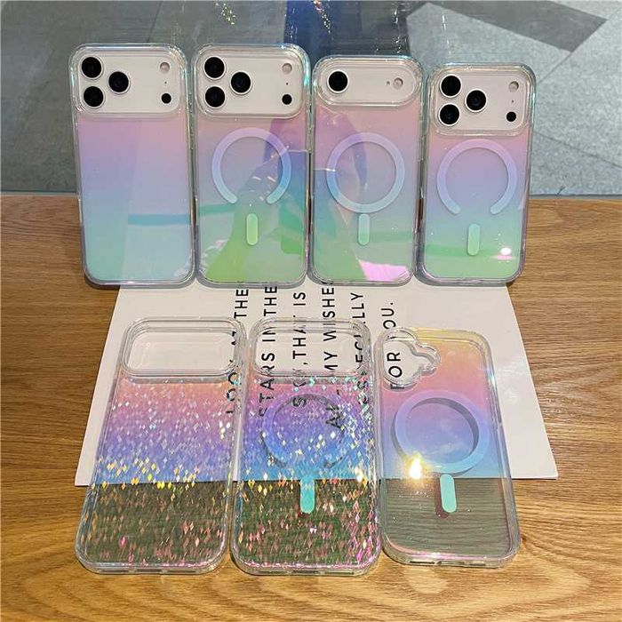 Husa MagSafe model Aurora pt iPhone Air / 17 / 17 Pro / 17 Pro Max