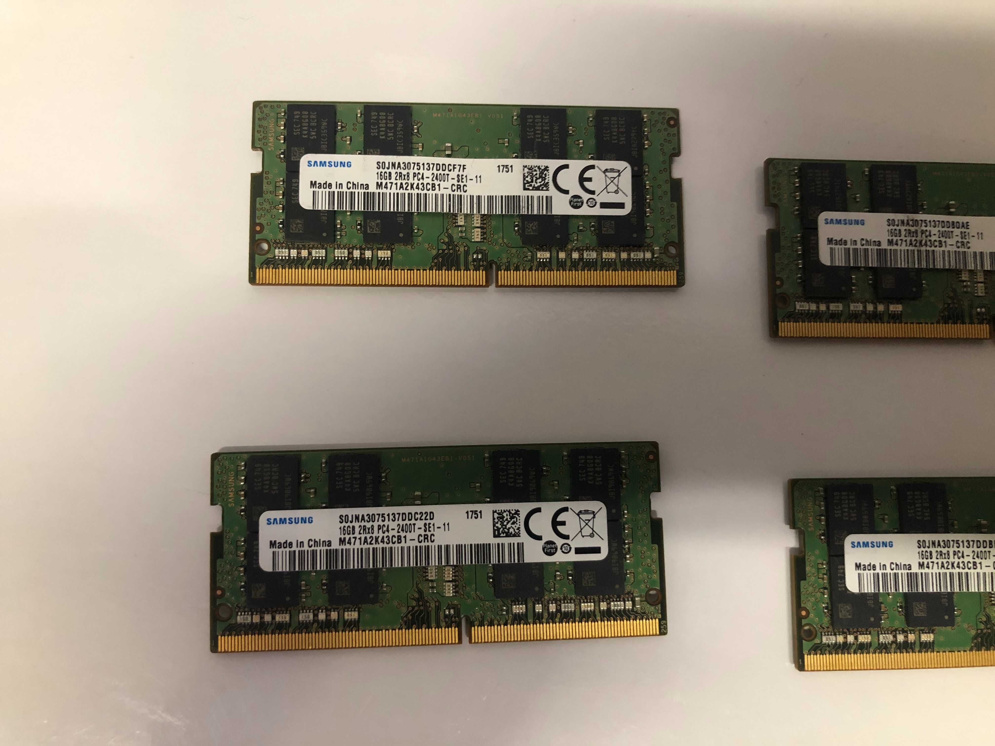 Memorii laptop Sodimm DDR4 16 Gb 2400 SAMSUNG M471A2K43CB1, Garantie