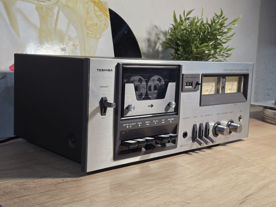 Casetofon deck TOSHIBA PC-2460, vintage hifi audio