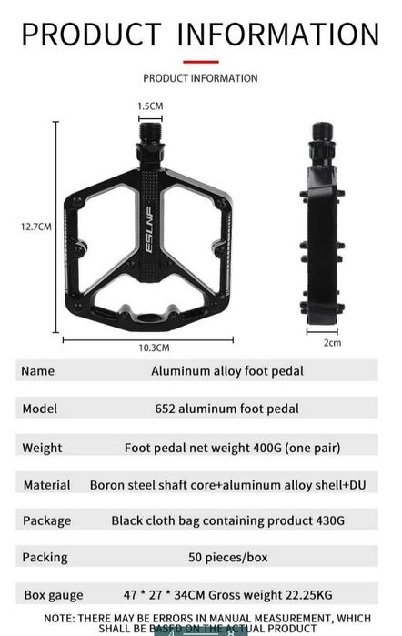 Pedale bicicleta Westbiking 3 rulmenti late platforma Downhill mtb bik