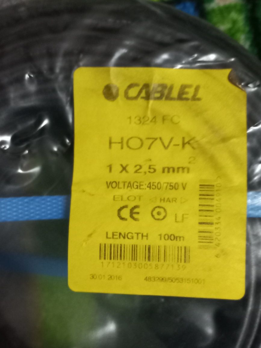 Cablu 1×2.5 cablu alimentare