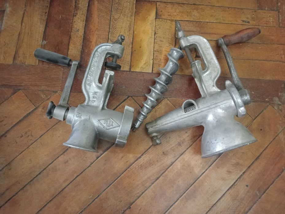 Мясорубка и соковыжималка ссср ручные