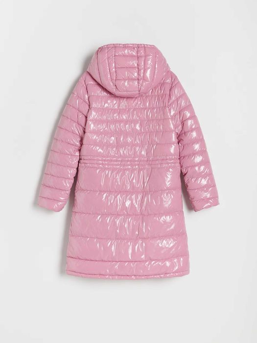 Ново капитонирано дълго палто с качулка - яке размер 152см, RESERVED