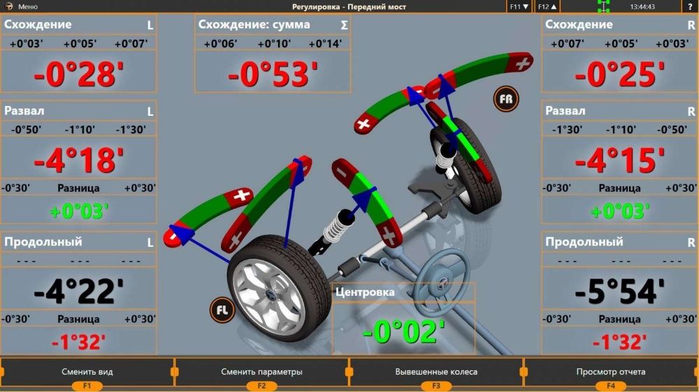 Развал-схождение колёс. Качественный сход-развал 3D в Петропавловске.