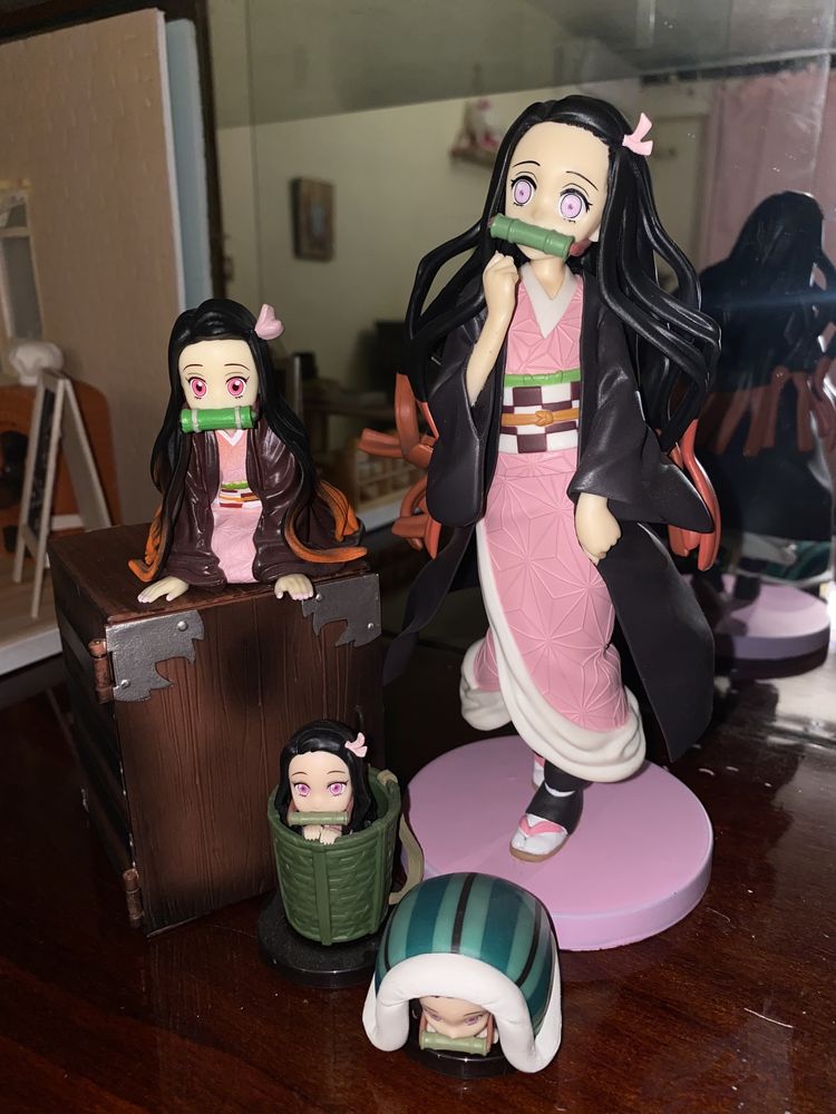 Figurine anime nezuko demon slayer