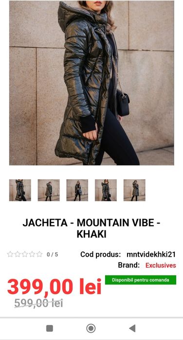 Geaca Exclusives impermeabilă