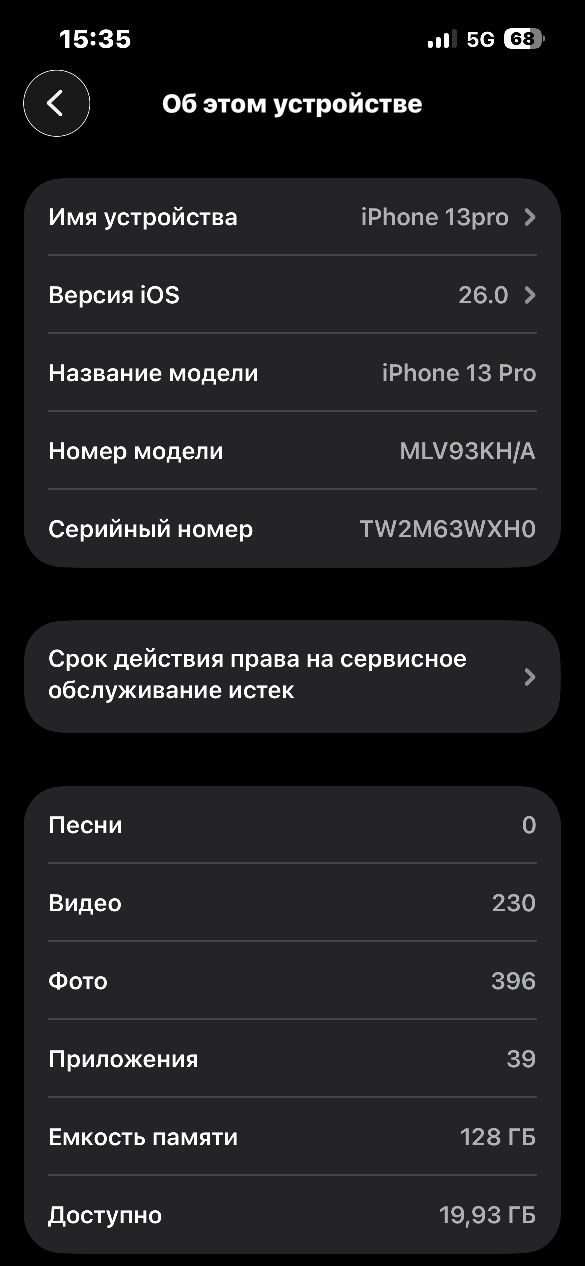Iphone 13 pro 128gb