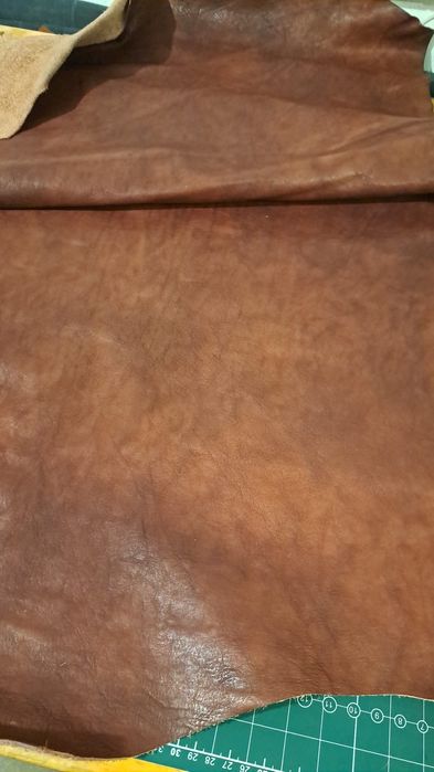 Piele naturala tabacita, la metru, marochinarie, leather handmade