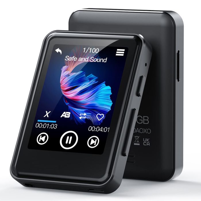 64GB MP3 плейър Bluetooth 5.2/2.4"тъч екран/говорител/HIFI/ел. книга