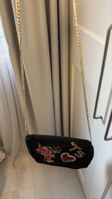 Велурена чанта Twinset