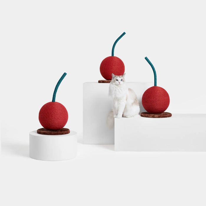 Драскалка за котки Vetreska във формата на череша