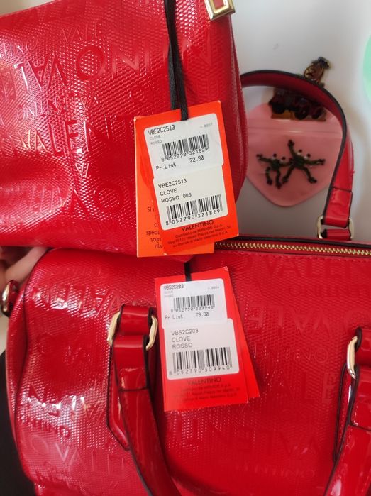 Дамска чанта Mario Valentino и несесер оригинална