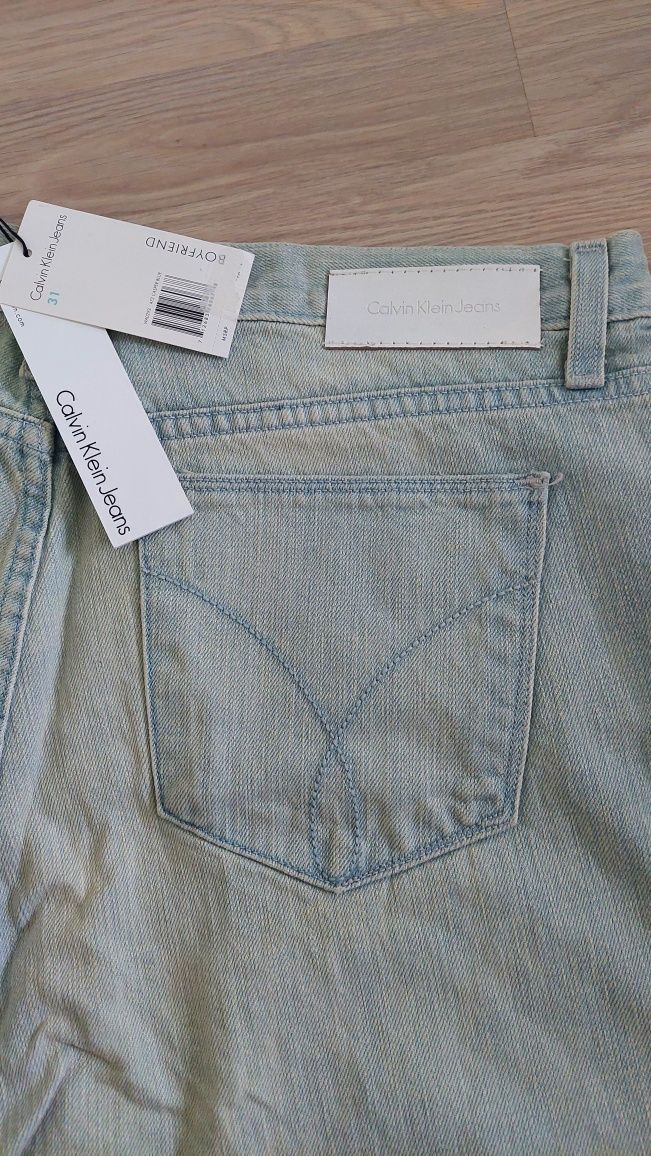 CALVIN KLEIN оригинални нови дамски къси дънки - 31 CK Келвин Клайн