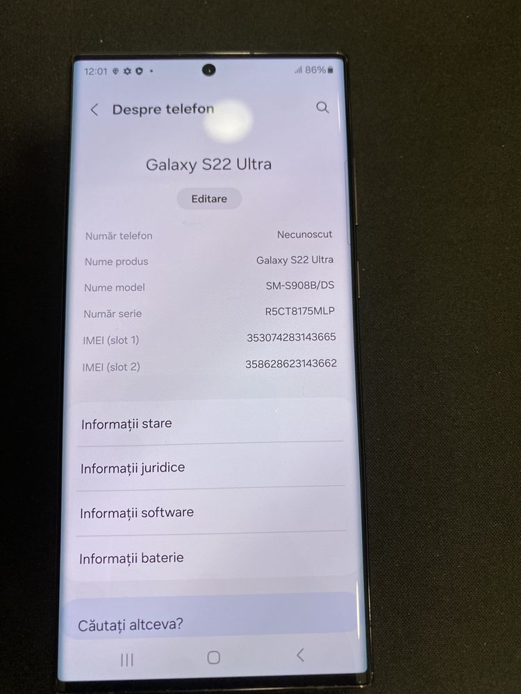 Samsung S22 Ultra 5 G 128 Gb id-mfy374