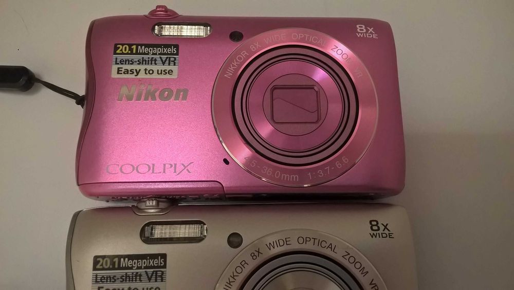 Nikon COOLPIX S3700, 20.1 MP Wi-Fi aparat foto  digital roz violet
