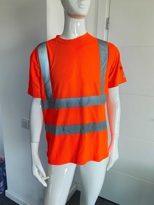 Tricou de munca portocaliu reflectorizant L-XL ca nou