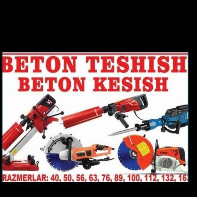 Beton kesish xizmati  Almazni reskada