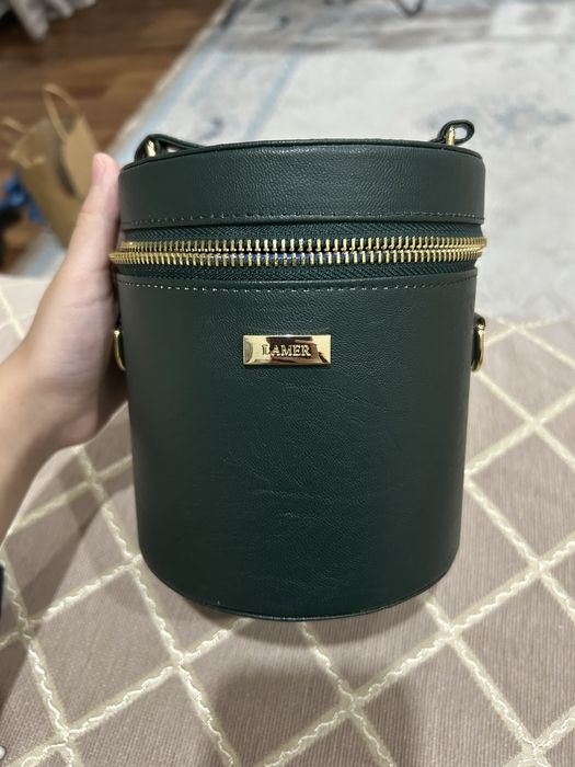 Сумка Lamer, зеленый цилиндр