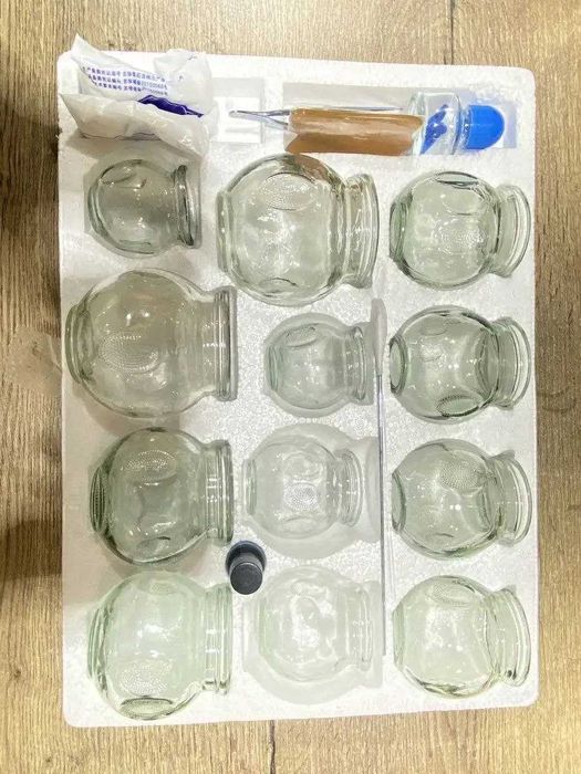 Набор  хижама стеклянных вакуумных банок, шиша бонка