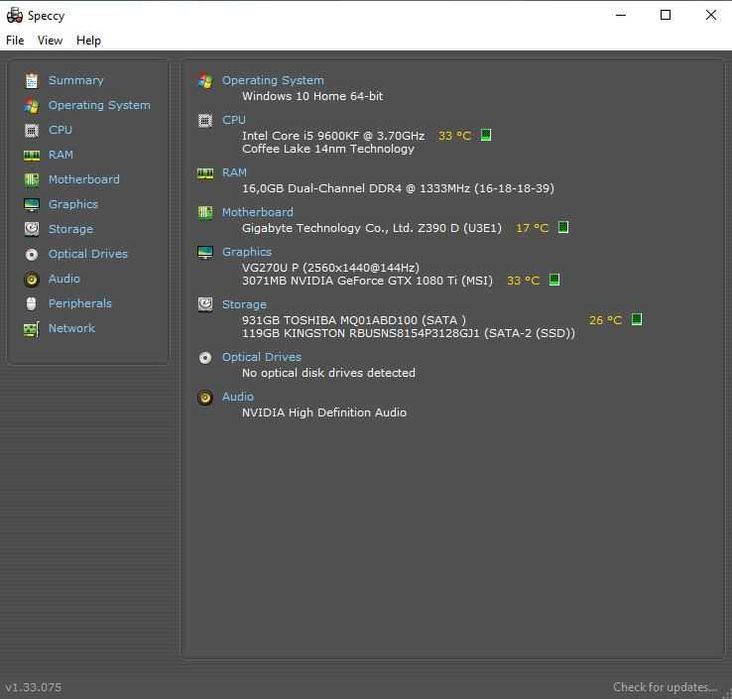 Pc Gaming I5 9600KF 16GB Ram GTX 1080TI