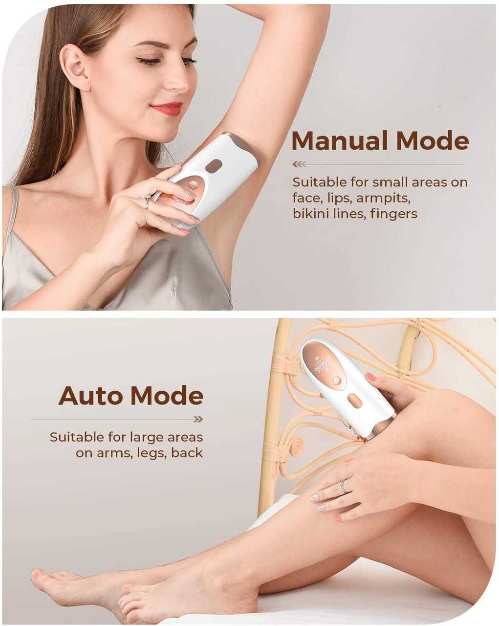 Epilator Laser Permanent Tesoky Safe pentru Față Corp, sigilat