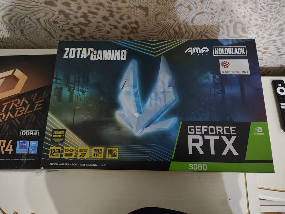 RTX 3080 12Gb Zotac почти новый