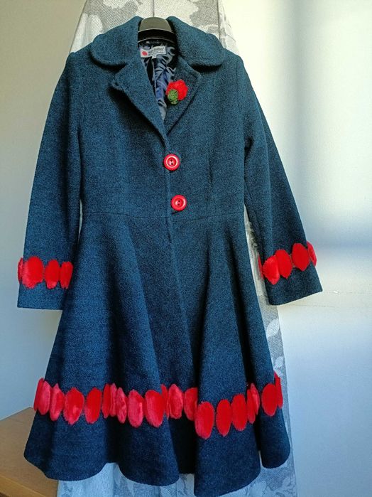 Palton unicat 80% lana S\36