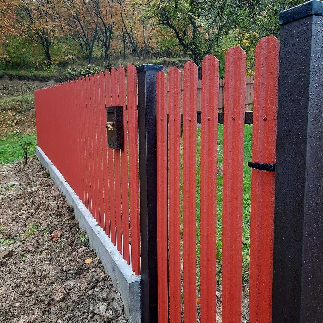 Garduri din sipca metalica, panou stil jaluzele, tabla, plasa si BCA