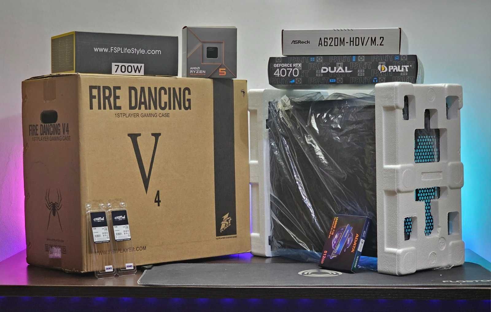 Ryzen 5-7500F/RTX 4070 12GB/RAM 16GB DDR5/M.2 512GB/AM5/+Гаранция!