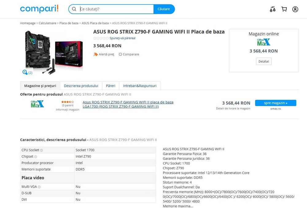 Kit gaming Intel Core i9-12900KS + ASUS ROG STRIX B760-F GAMING WIFI