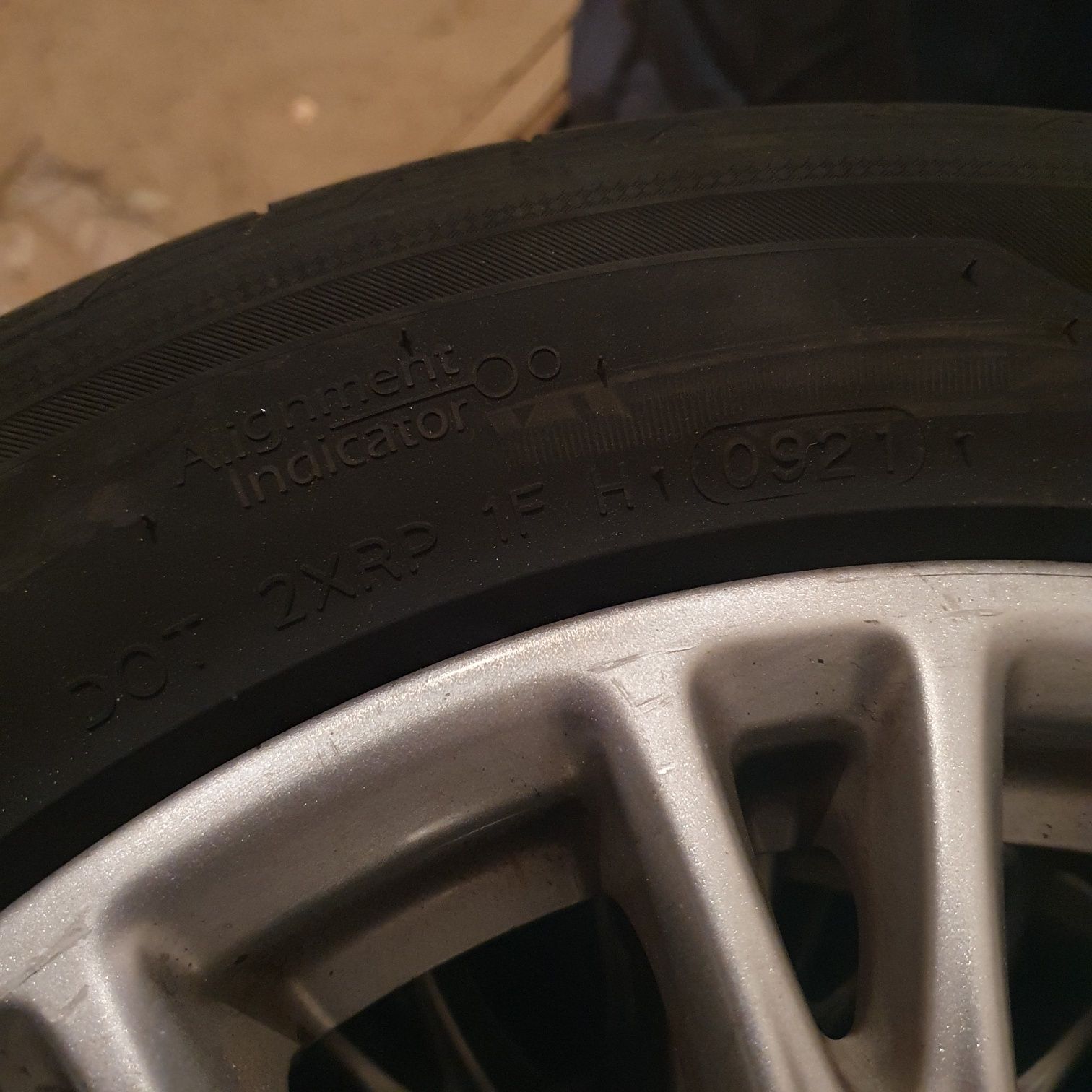 4 Jante cu anvelope Hankook de vara 205 55 16 dot 2021