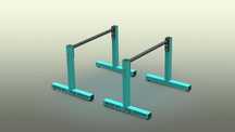 Parallettes Rectangular - Лостове за CrossFit разглобяеми