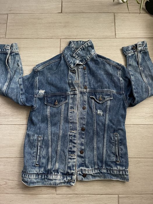 Дънково яке с джобове