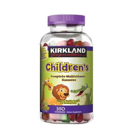 Детские витамины из Америки с 2 лет Kirkland Signature 160 мармеладок