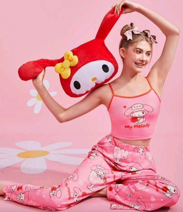 Pijama Sanrio my melody roz marime m-l