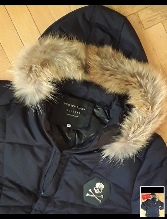 Страхотно мъжко яке РР с естествен пух от енот