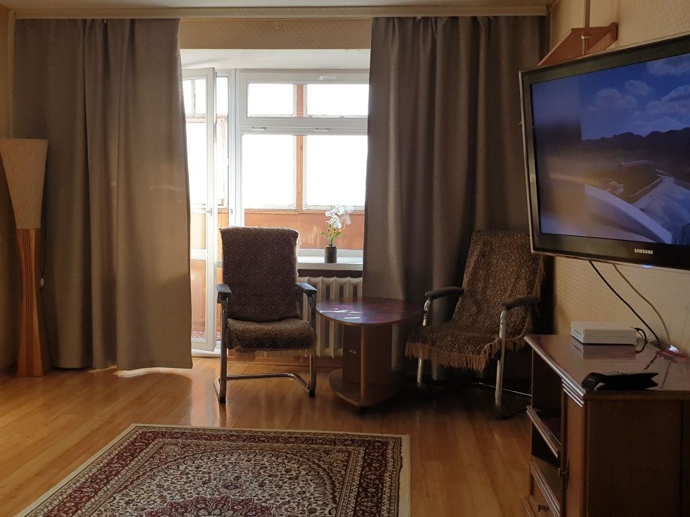 1ком КОНДИЦИОНЕР/ул.Казахстан72/SMART ТВ(Кишка)Почас,Wi- Fi