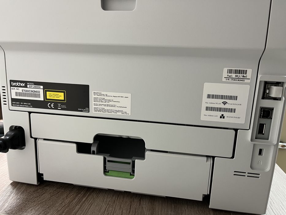 ПРОМО НОВ Принтер/Копир/Скенер Brother DCP-L6600DW/WiFi/Apple AirPrint