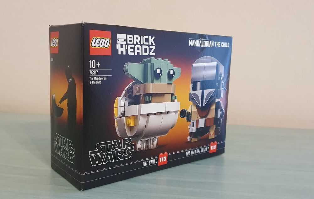 LEGO Brickheadz 75317 - The Mandalorian & The Child - Original,Sigilat